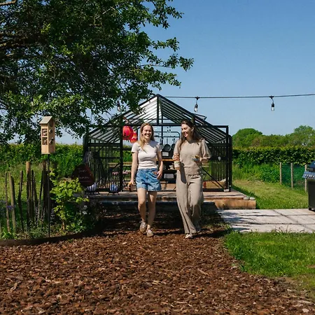 Hoeve De Binnenplaets - Cozy Four Glamping Tent 럭셔리텐트 Schimmert